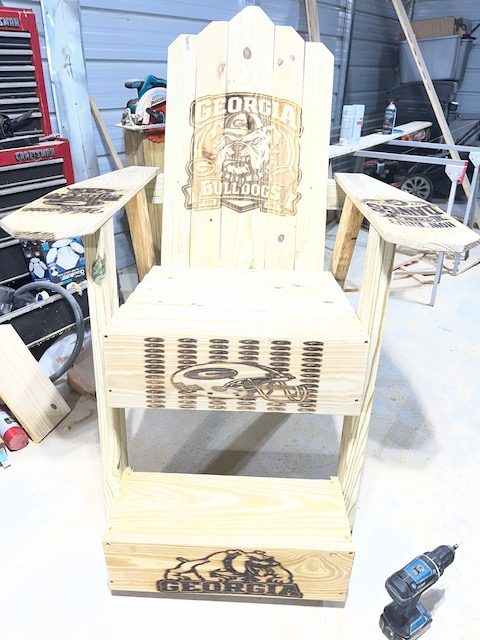 Personalized Adirondack Chair view 3