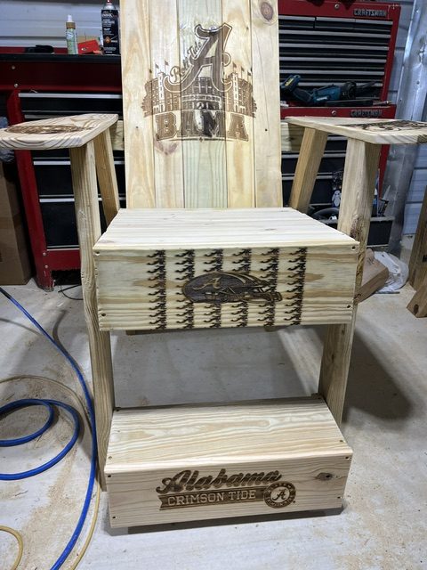 Personalized Adirondack Chair view 4