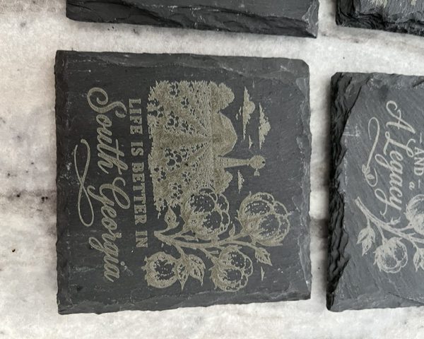 Engraved Slate Coasters view 3